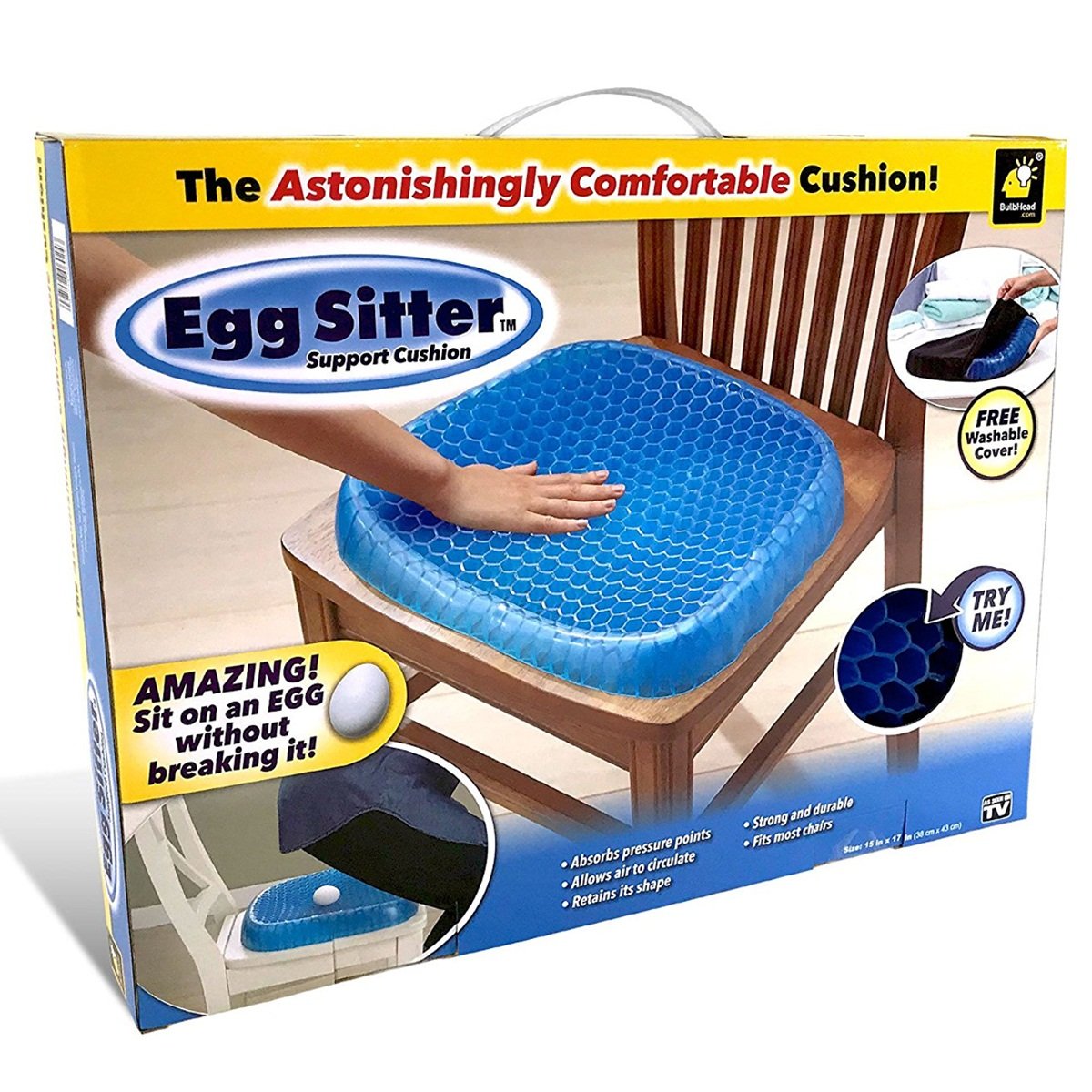 Egg Sitter™ | Almohada de Gel Confort para Máxima Comodidad